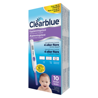 Clearblue Digital Ægløsningstest med dobbelt hormonindikator